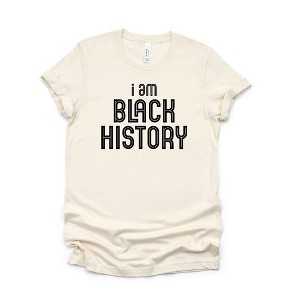 Simply Sage Market Women's I Am Black History Short Sleeve Graphic Tee - 1 of 2