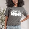 Simply Sage Market Women's Mama Topped With Flowers Short Sleeve Garment Dyed Tee - 2 of 3