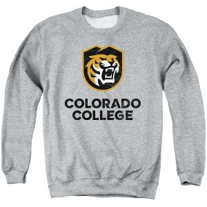 Colorado College Official Tigers Logo Adult Crewneck Sweatshirt - 1 of 4