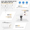 EAGLE PEAK Slant Leg Pop-up Canopy Tent Easy One Person Setup Instant Outdoor Beach Canopy Folding Portable Sports Shelter - 4 of 4