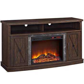 Ameriwood Home Barrow Creek Electric Fireplace TV Stand