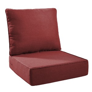 Gymojoy 24x24x6" Outdoor Cushion Patio Chair Furniture Cushion 28D High Density Sponge Cushion with Removable Cover Cushion Replacement - 1 of 4