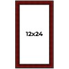 PosterPalooza | Panoramic Weathered Red Picture Frame - UV Acrylic, Foam Board Backing, Hanging Hardware - 2 of 4