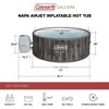 Bestway Coleman Napa AirJet 5 to 7 Person Inflatable Hot Tub Round Portable Outdoor Spa with 180 AirJets and Cover - 3 of 4