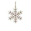 Melrose Metal Snowflake Oranment (Set of 6) - 4 of 4