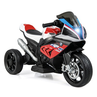 Infans 12V Kids Ride on Motorcycle Licensed BMW 3 Wheels Electric Toy w/ Light & Music