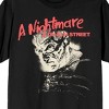 Nightmare On Elm Street Vintage Freddy Crew Neck Short Sleeve Men's Black T-shirt - 2 of 3