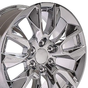 OE Wheels CV32 20 Inch Rim Fits Silverado 1500 RST Style 6x139.7 20x9 Chrome - Hollander 5916 (1) - 1 of 4