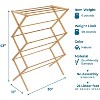 Honey-Can-Do Collapsible Bamboo Drying Rack - 2 of 4
