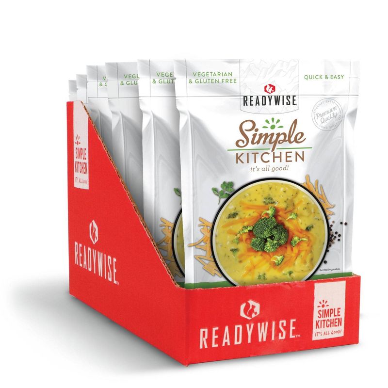 ReadyWise Simple Kitchen Creamy Cheddar Broccoli Soup - 34.2oz/6ct, 1 of 6