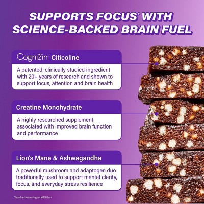 MOSH Chocolate Sea Salt High Protein Bars with Creatine - 20g Protein - 8.44oz/4ct