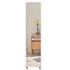 DOMETOUR Full Length Mirror 360° Swivel Jewelry Cabinet - 4 of 4