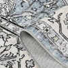 Vintage Washable Soft Area Rug, Low Pile Anti-Slip Stain Resistant Rug, Foldable Thin Floral Printed Distressed Carpet - 2 of 4