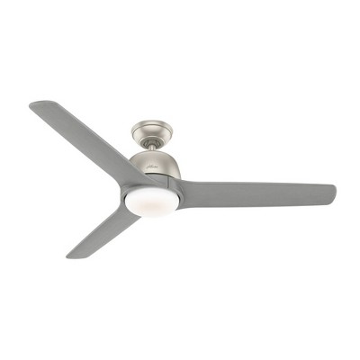 Hunter Fan Company Norden 54-Inch Scandinavian Style Multiple Speeds Ceiling Fan, Matte Nickel