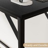Console Table Featuring Power Outlets & Usb Ports, Slim Sofa Table with Built-In Charging Station, 39.3" Industrial Style Entryway Table - 4 of 4
