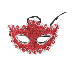 Unique Bargains Pointed Head Dragon-Design Half Face Party Mask 1 Pc - 1 of 4