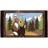 Jellybean Buck Country Doormat, 20" x 30" – Rustic Deer Silhouette Accent Rug for Cabins, Porches, or Entryways - 2 of 3