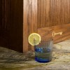 Bormioli Rocco Exclusiva Gin Fizz Glasses, Set of 12 - Sapphire Blue 17 Oz. Tumblers, Laser Cut Rim & Star Glass Clarity - Durable Glasses - 3 of 4