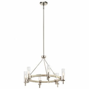 Kichler Lighting Telan 6 - Light Chandelier in  White Washed Wood - 1 of 3