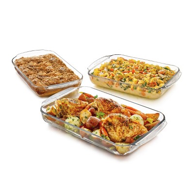 Basics 4-piece Glass Bakeware Set