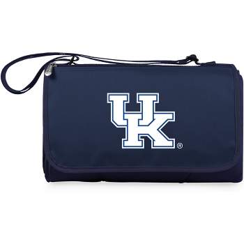 NCAA Kentucky Wildcats Blanket Tote Outdoor Picnic Blanket - Navy Blue