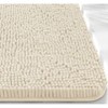 Home Mart Goods Cream Soft Cozy Plush Chenille Bath Mat Bathroom Rug - 35"x24" - 3 of 3