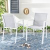 Negan Chair (Set Of 2) - Indoor/Outdoor - PAT4035 - Gray - Safavieh - 2 of 4