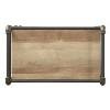Vynxaria Antique Oak and Sandy Grey 3-tier Bookcase - 4 of 4