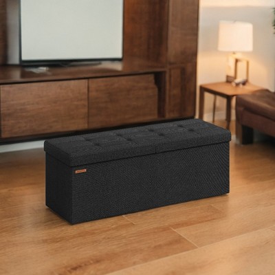 43" Storage Ottoman Bench, Ottoman with Storage, Ottoman Bench, Hold up to 660lb for Living Room