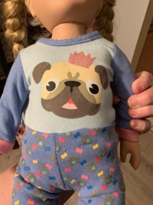 American Girl OUR GENERATION DOLL PUG-JAMA Pug Pet Bedtime PYJAMA Outfit 
