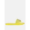 Bolly Punk Stud Clear Jelly Flats Women - 2 of 4