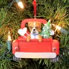 Kurt S. Adler 3.25 In Dog In Back Of Truck Christmas Tree Diy Personalize Tree Ornaments - 3 of 3