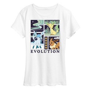 Women's - Pokémon - Eevee Nature Evolution Short Sleeve Graphic T-Shirt - 1 of 4