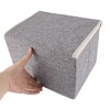 Unique Bargains Household Socks Book Towel Box Decorative Storage Bin 1 Pc - image 4 of 4