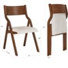 CAVINAS 18" Folding Dining Chair,Upholstery Chair for Dining Table,Foldable Armless Chairs,Set of 2 - 3 of 4