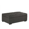 Whisen 49.6" Convertible Ottoman Sleeper Sofa Bed with Memory Mattress - Space-Saving Tufted Design for Small Living Rooms - 2 of 4