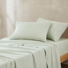 Lush Décor Twin 4pc Verona Solid Sheet Set Sage - 3 of 4