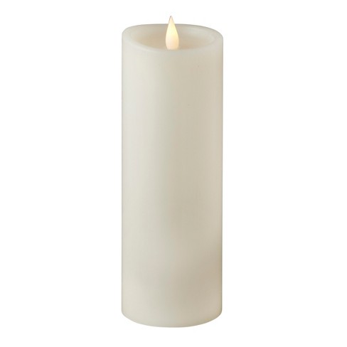 Christmas Classic Motion Flameless Candle 3x9 Ivory : Target