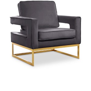 Meridian Furniture,Noah Velvet Accent Chair - 1 of 4