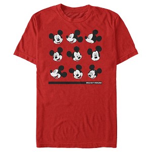 Men's Mickey & Friends Facial Expressions T-Shirt - 1 of 4
