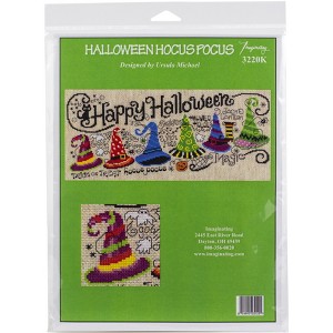 Imaginating Counted Cross Stitch Kit 14.4"X5"-Halloween Hocus Pocus - 1 of 3