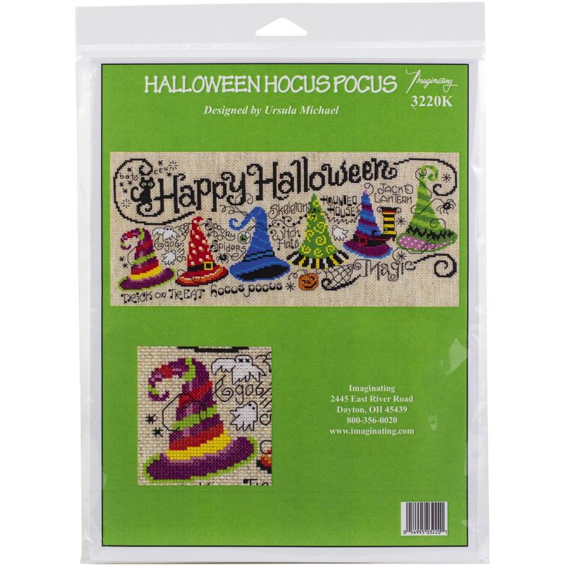 Imaginating Counted Cross Stitch Kit 14.4"X5"-Halloween Hocus Pocus (14 Count), 1 of 4