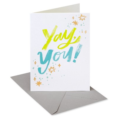 'yay You!' Congratulations Card : Target