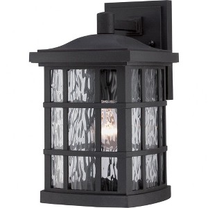 Quoizel Lighting Stonington 1 - Light Sconce in  Mystic Black - 1 of 4