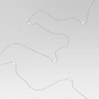 25ct LED Microdot Fairy String Lights Silver - Threshold™