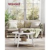 Round Coffee Table, 32''Circle Coffee Tables with 2-Tier Storage Shelf, Easy to Assemble for Living Room - 2 of 4