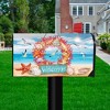 Briarwood Lane Summer Mailbox Cover  - Standard Size - Coral Wreath For Summer Mailbox Cover - 2 of 2