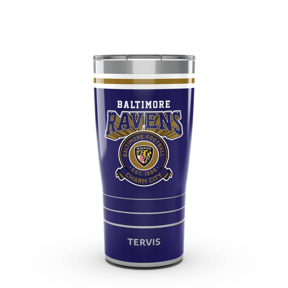 NFL Baltimore Ravens 20oz Vintage Stainless Steel Tumbler