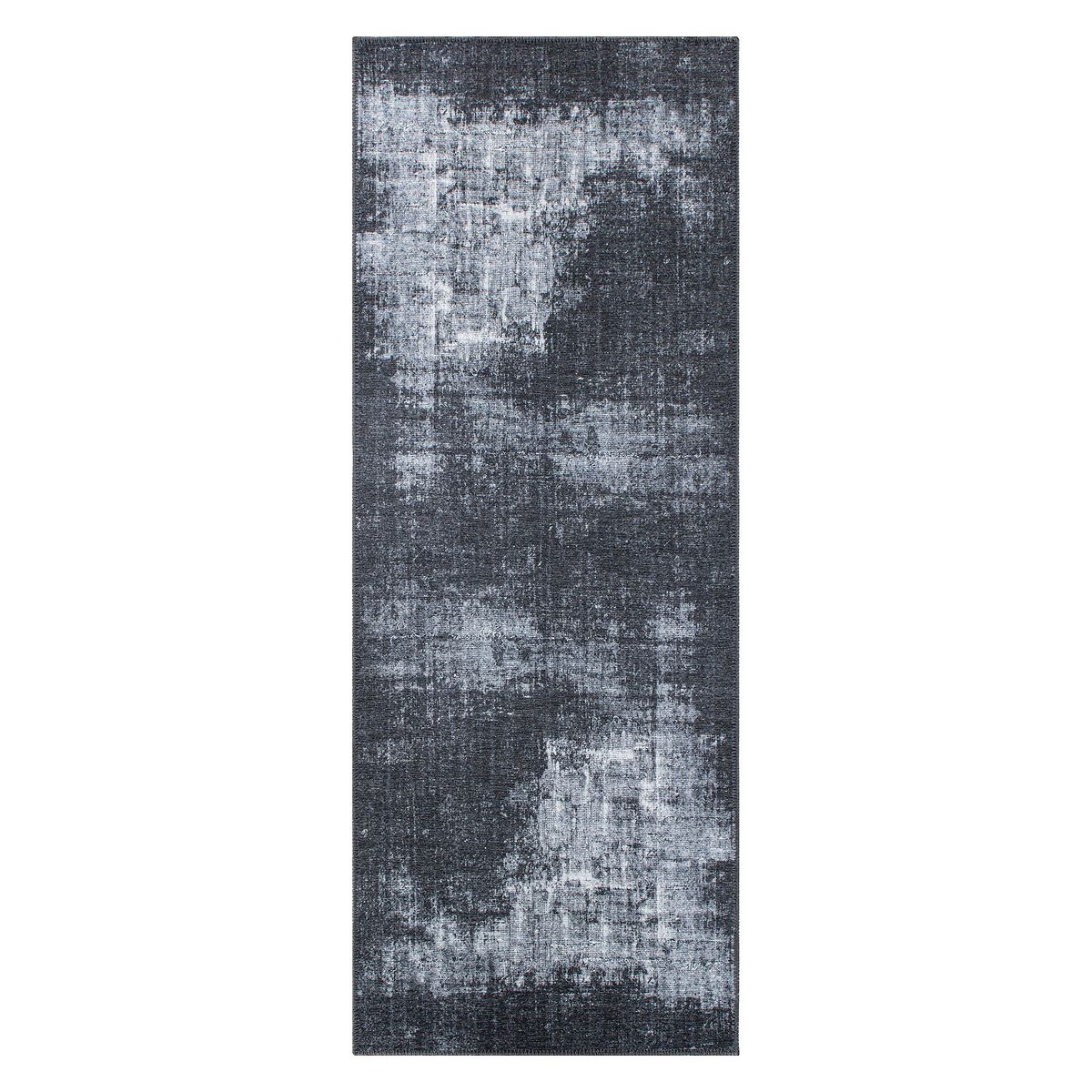 World Rug Gallery Contemporary Distressed Abstract Machine Washable Area Rug: Stain-Resistant, Flat Pile