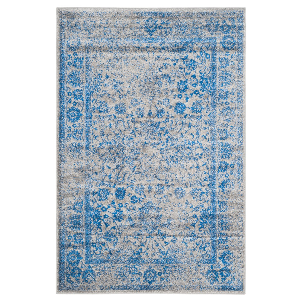 Reid Area Rug - Gray/Blue (6'x9') - Safavieh